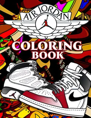 AirJordan Coloring Book: Interesting coloring book suitable for all ages, helping to reduce stress after studying, working tiring. 40  GIANT Great Pages with Premium Quality Images. Paperback Paperback  August 21, 2023