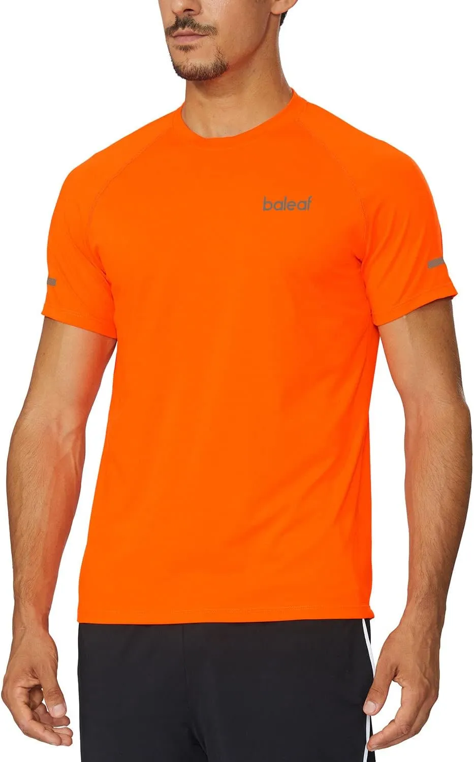 baleaf Men's Running Workout Shirts Short Sleeve Athletic T-Shirt Quick Dry