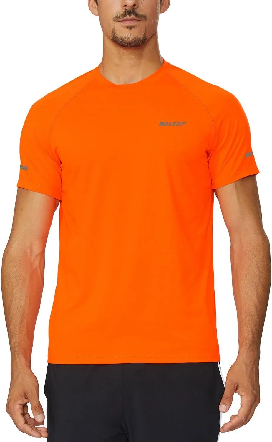 baleaf Men's Running Workout Shirts Short Sleeve Athletic T-Shirt Quick Dry