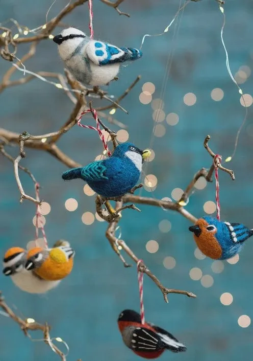 Felt Bird Ornaments