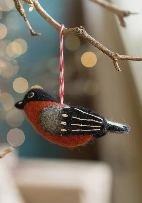 Felt Bird Ornaments