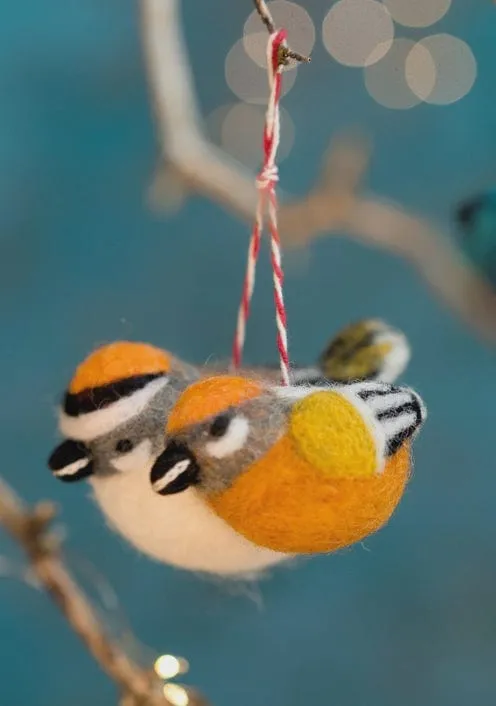 Felt Bird Ornaments