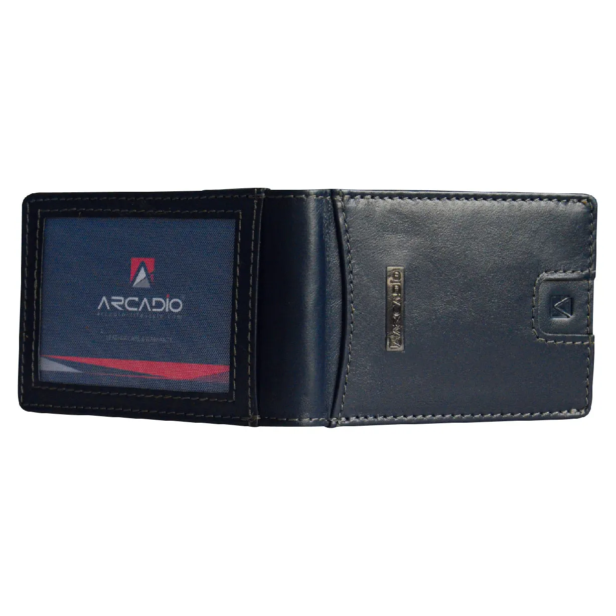 SLIM TRIM Sleek Soft Leather Money Clip ARWMC1014BL