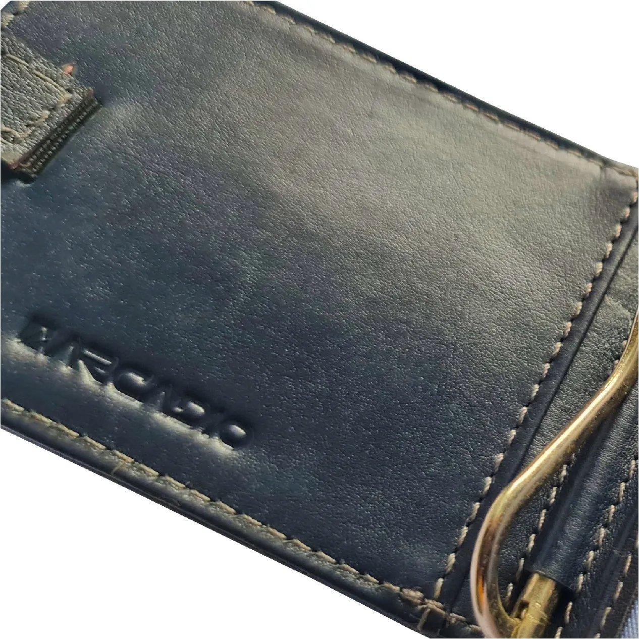 SLIM TRIM Sleek Soft Leather Money Clip ARWMC1014BL