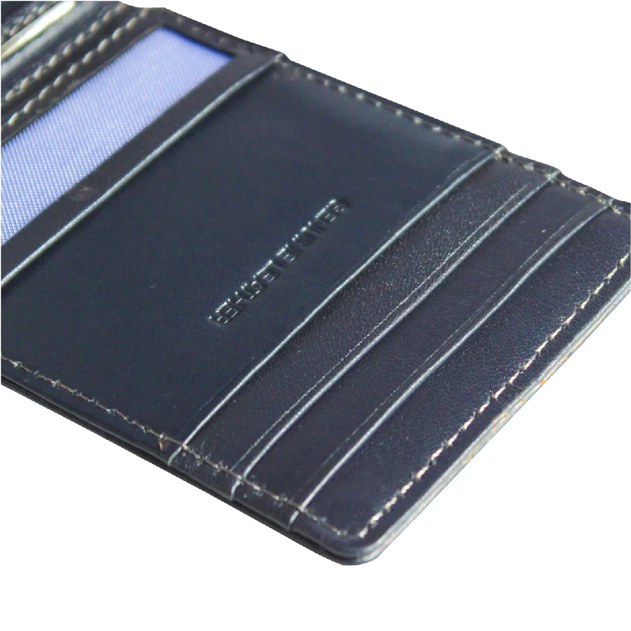 SLIM TRIM Sleek Soft Leather Money Clip ARWMC1014BL