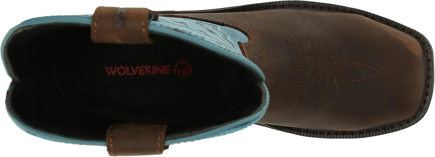 Wolverine Women's Rancher Arrow Waterproof Stell Toe Wellington Construction Boot